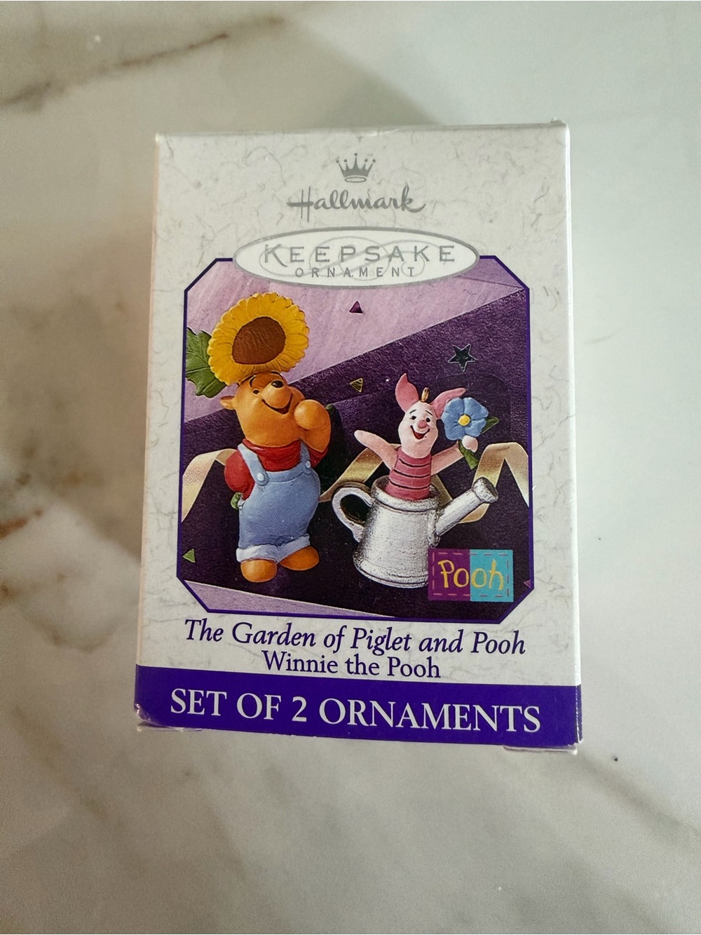 Hallmark Vintage Pooh & Piglet Garden Ornament Set